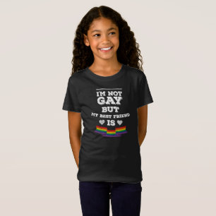 Ik ben niet homo, maar mijn beste vriend is LGBT P T-shirt