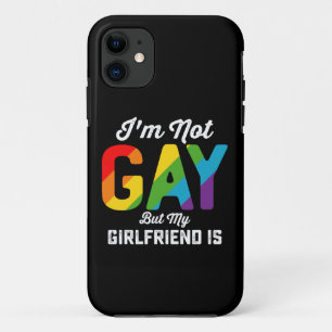 Ik ben niet homoseksueel, maar mijn vriendin is gr Case-Mate iPhone case
