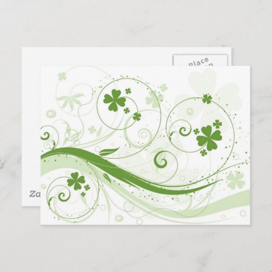 Ik ben niet Iers, kus me toch! Briefkaart (Voorkant / Achterkant)