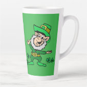 Ik ben niet Iers, maar mijn koffie is Shamrock Lep Latte Mok (Rechts)