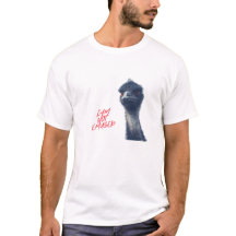 Ik ben niet in de war - grappige emu-offerte