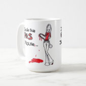 Ik ben niet jaloers - koffiemok (Voorkant links)