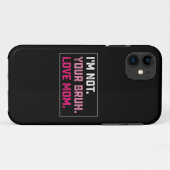 Ik ben niet je bruh liefde mam groovy Moederdag Case-Mate iPhone Case (Achterkant (horizontaal))