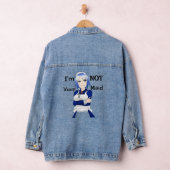 Ik ben niet je dienstmeisje spijkerjasje denim jacket (Hangar)
