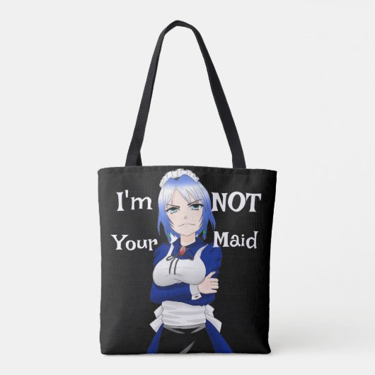 Ik ben niet je meid Canvas tas (Achterkant)