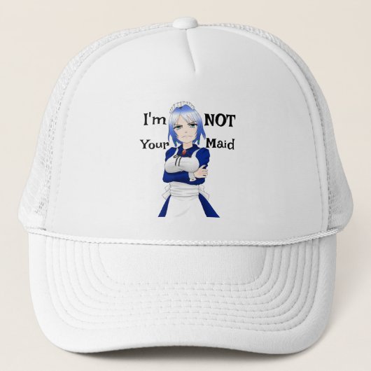 Ik ben niet je meid trucker hoed pet (Voorkant)