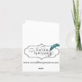 Ik ben niet jouw anti-Valentijn Wenskaart Feestdagen Kaart (Achterkant)