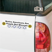 Ik ben niet jouw mascot bumpersticker (Op Truck)