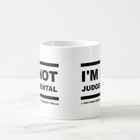 Ik ben niet Judgmental Funny Mug Koffiemok (Center)