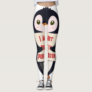 Ik ben niet klein, ik ben formaat pinguïn leggings