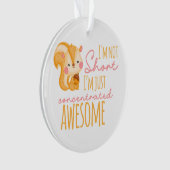Ik ben niet klein, ik ben gewoon geconcentreerd ge ornament (voorkant)
