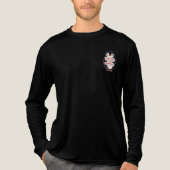 Ik ben niet klein, ik ben gewoon pinguïn-groot Tri-Blend shirt (Voorkant volledig)