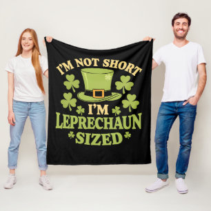 Ik ben niet klein, ik ben Leprechaun-formaat St. P Fleece Deken