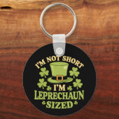 Ik ben niet klein, ik ben Leprechaun-formaat St. P Sleutelhanger (Voorkant)