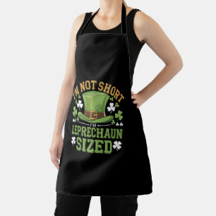 Ik ben niet klein, ik ben Leprechaun-formaat voor  Schort