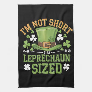 Ik ben niet klein, ik ben Leprechaun-formaat voor  Theedoek