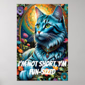 Ik ben niet klein, ik ben leuk groot poster (Voorkant)