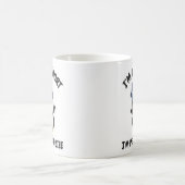 Ik ben niet klein, ik ben pinguïn groot koffiemok (Center)