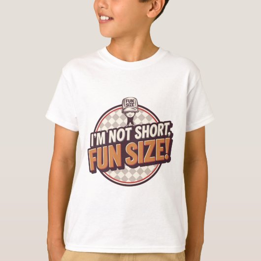 Ik ben niet klein, leuk formaat t-shirt (Voorkant)