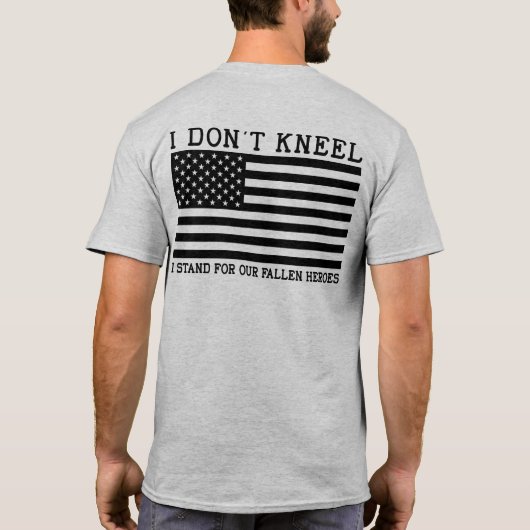 Ik ben niet Kneel T-shirt (Achterkant)