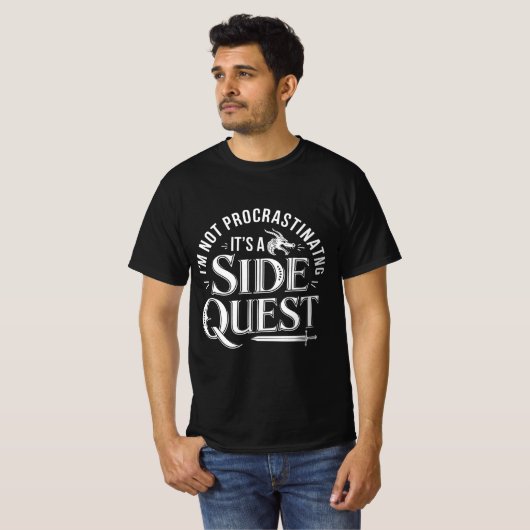 Ik ben niet koppig, het is een zijdelingse quest t-shirt (Voorkant volledig)