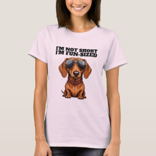 Ik ben niet kort, ik ben een leuke maat t-shirt