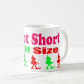 Ik ben niet kort, ik ben Elf Sized Coffee Mok (Voorkant rechts)