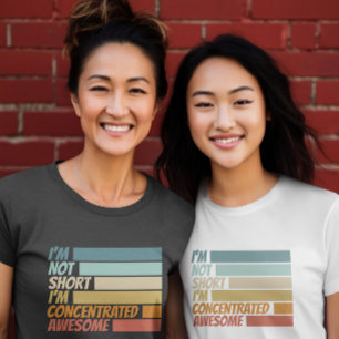 Ik ben niet kort ik ben geconcentreerd geweldige g t-shirt