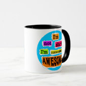 Ik ben niet kort, ik ben geconcentreerd Geweldige Mok (Voorkant rechts)