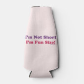 Ik ben niet kort, ik ben vun. flesjeskoeler (Voorkant)