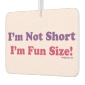 Ik ben niet kort, ik ben vun. luchtverfrisser (Links)