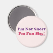 Ik ben niet kort, ik ben vun. magneet (Voorkant / Achterkant)