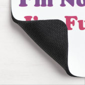 Ik ben niet kort, ik ben vun. muismat (Hoek)