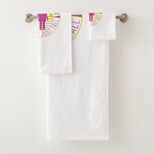 Ik ben niet kort, maar je bent gewoon groot bad handdoek (Insitu)