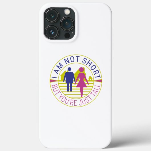 Ik ben niet kort, maar je bent gewoon groot Case-Mate iPhone case (Achterkant)