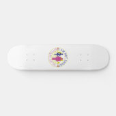 Ik ben niet kort, maar je bent gewoon groot persoonlijk skateboard (Horizontaal)