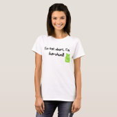 Ik ben niet kort... t-shirt (Voorkant volledig)