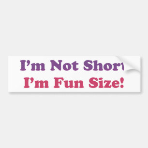 Ik ben niet korter dan ik vun ben. bumpersticker