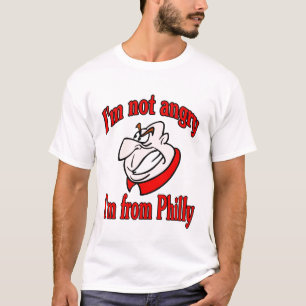 Ik ben niet kwaad. Ik kom uit Philly T-shirt