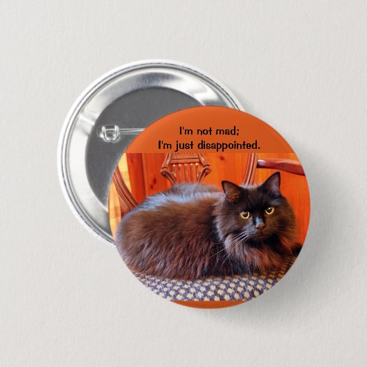 Ik ben niet kwaad ronde button 5,7 cm (Voorkant /achterkant)