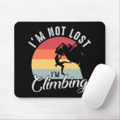 Ik ben niet kwijt dat ik alleen maar klimt muismat (Met muis)