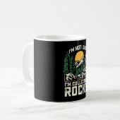 Ik ben niet kwijt dat ik Rocks verzamel Koffiemok (Voorkant links)