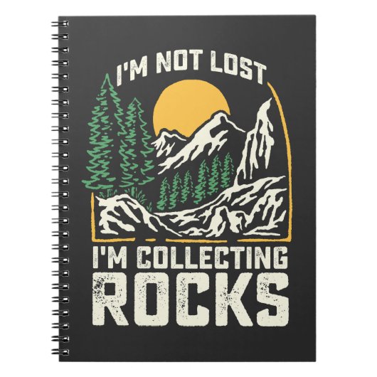 Ik ben niet kwijt dat ik Rocks verzamel Notitieboek (Voorkant)