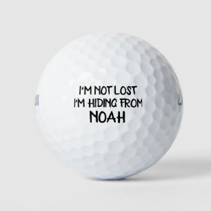 Ik ben niet kwijt van mijn aangepaste naam golfballen