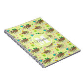 Ik ben niet Lazy | Funny Sloth Quote Pattern Name Notitieboek (Rechterzijde)