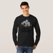 Ik ben niet Lazy Koala Beer Koala T-shirt (Voorkant volledig)