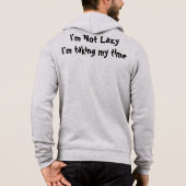 Ik ben niet Lazy T-Shirt (Achterkant)