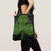 Ik ben niet Lucky Just Blessed Shamrock Design Ppl Tote Bag (Dichtbij)
