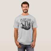 Ik ben niet lui dat ik energie-efficiënte kracht h t-shirt (Voorkant volledig)