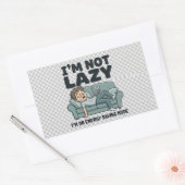 Ik Ben Niet Lui Funny Meme Sticker (Envelop)